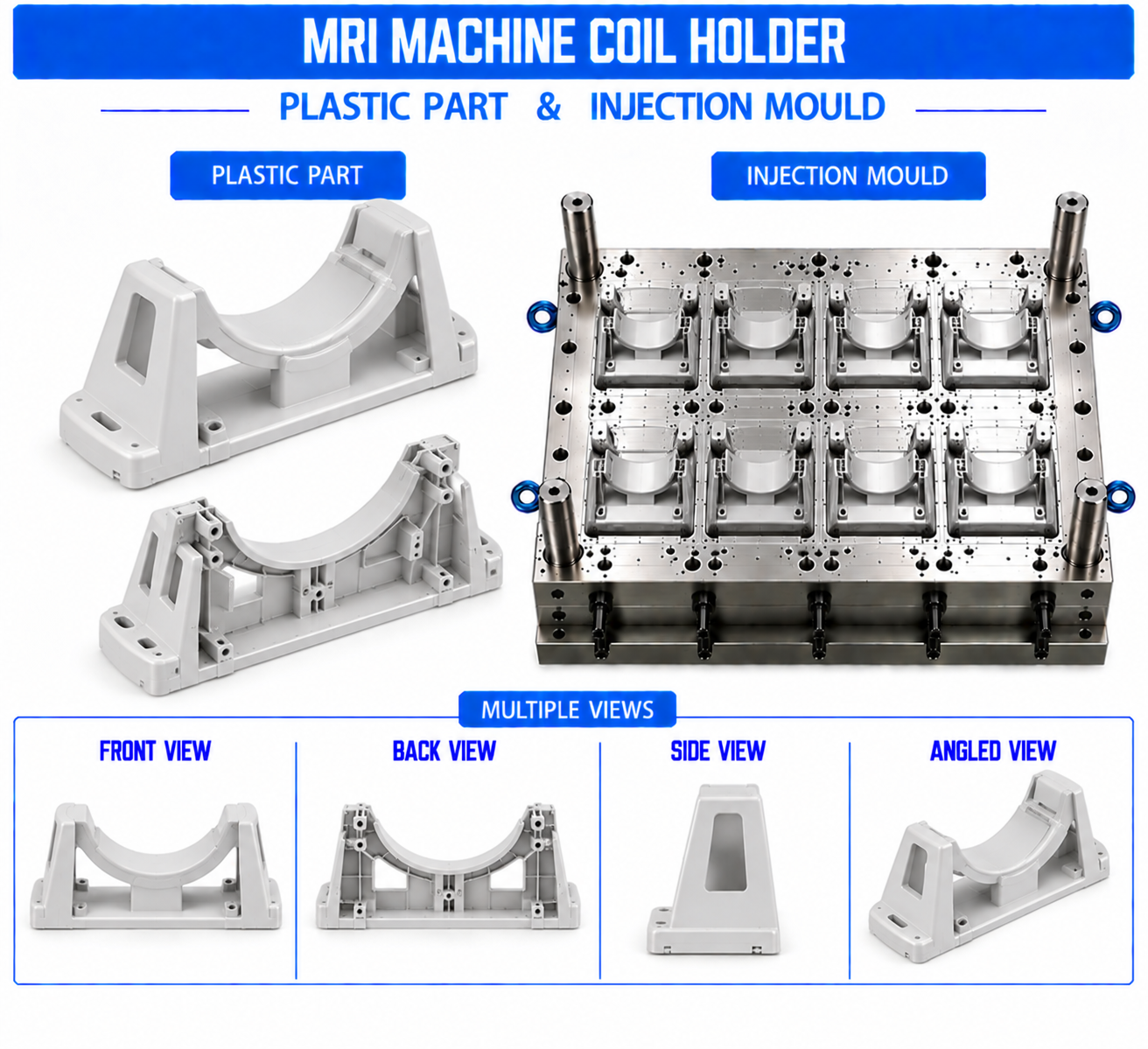 MRI Machine Plastic Coil Holder Mould and Moulding Services